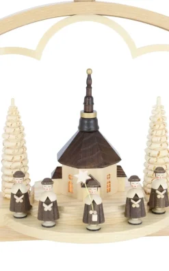 Müller Kleinkunst Schwibbogen*LED Schwibbogen Kurrende, 57 cm von