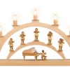 SEIFFENcom by Nestler GmbH Schwibbogen*LED Schwibbogen musizierende Engel mit Instrumenten, 50 cm von SEIFFEN.COM