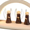 Seiffener Volkskunst eG Schwibbogen*LED Schwibbogen, mit Weihnachtsengel von