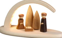 Seiffener Volkskunst eG Schwibbogen*LED Schwibbogen, mit Christi Geburt von