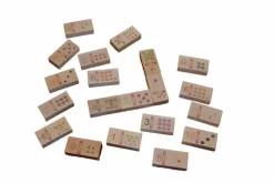 Holzspielwaren Ebert Neuheiten | Lernspielzeug*Lernspielzeug Zahlendomino 1-10, natur von Ebert GmbH