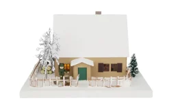 Birgit Uhlig Lichterhaus*Lichterhaus Erzgebirgshaus mit Weihnachtsstube, 12 cm von