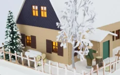 Birgit Uhlig Lichterhaus*Lichterhaus Erzgebirgshaus mit Weihnachtsstube, 12 cm von