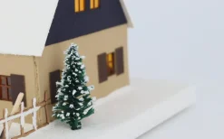 Birgit Uhlig Lichterhaus*Lichterhaus Erzgebirgshaus mit Weihnachtsstube, 12 cm von
