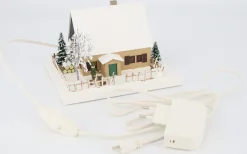 Birgit Uhlig Lichterhaus*Lichterhaus Erzgebirgshaus mit Weihnachtsstube, 12 cm von