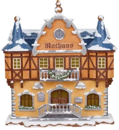 Hubrig Volkskunst Lichterhaus*Lichterhaus Rathaus von