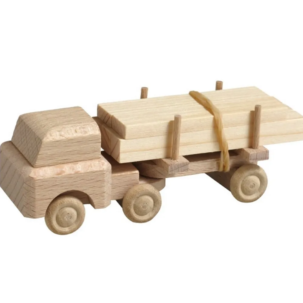 Robbi Weber Neuheiten | Holzauto*LKW mit Schnittholz, natur von
