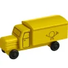 Robbi Weber Neuheiten*LKW Postauto, farbig aus Holz von