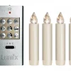 Zubehör Elektrische Beleuchtung*LUMIX Kerzen, 4 Stück inkl. Fernbedienung
