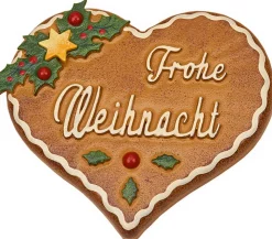 Hubrig Volkskunst Holzfiguren & Dekofiguren*Magnet Pfefferkuchenherz von