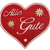 Hubrig Volkskunst Holzfiguren & Dekofiguren*Magnetpin Herzen - Alles Gute von