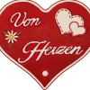 Hubrig Volkskunst Holzfiguren & Dekofiguren*Magnetpin Herzen - Von Herzen von