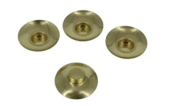 SEIFFENcom by Nestler GmbH Ersatzteile Weihnachtspyramiden*Messingtülle mit Tropfenfänger, 14 mm, verpresst, 4 Stück von SEIFFEN.COM