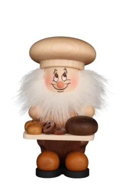 Christian Ulbricht Weihnachtsfiguren*Mikrowichtel Bäcker, , 9 cm von