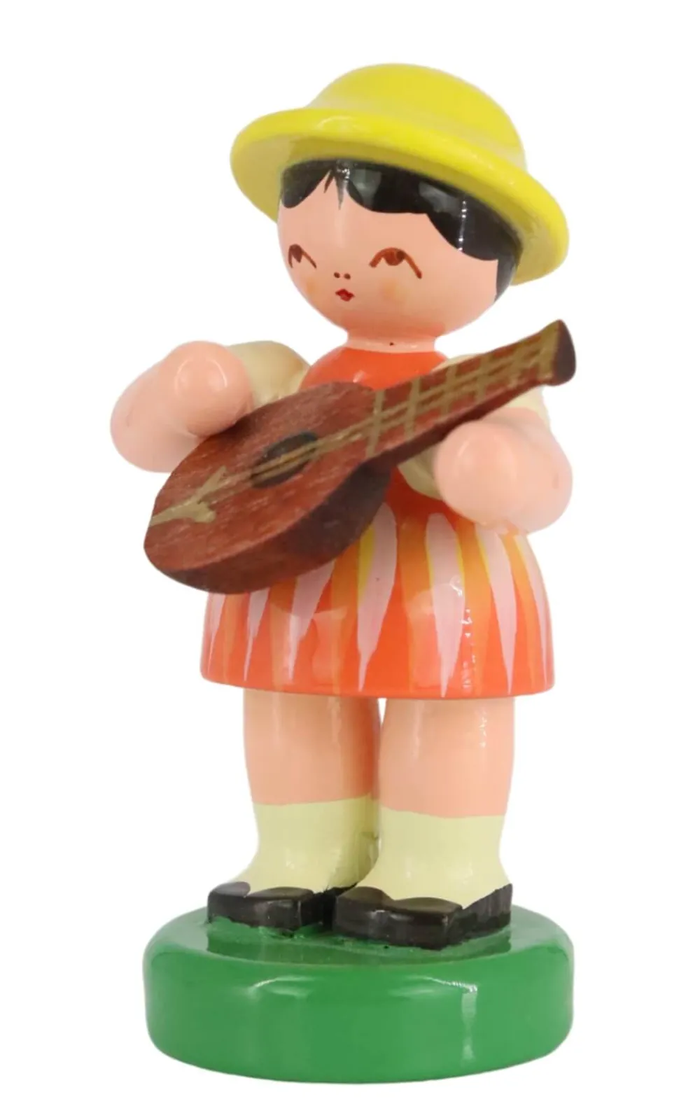 Figurenland Uhlig GmbH Blumenmädchen*Miniatur - Mädchen mit Mandoline, 7 cm, von