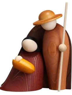 Robbi Weber Weihnachtsfiguren*Miniatur - Weihnachtsfigur Geborgenheit, 8 cm, natur von