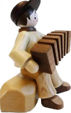 Romy Thiel Romy Thiel Figuren*Miniatur Akkordeonspieler, sitzend von
