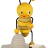 Zenker Neuheiten | Frühlingsdeko*Miniatur Biene mit Bienenkorb, 8 cm, von Ralf