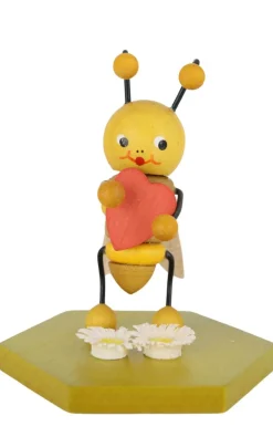 Zenker Neuheiten | Frühlingsdeko*Miniatur Biene mit Herz, 8 cm, von Ralf
