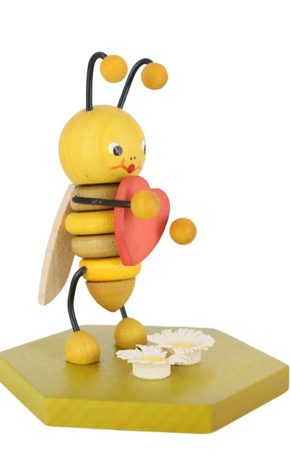 Zenker Neuheiten | Frühlingsdeko*Miniatur Biene mit Herz, 8 cm, von Ralf