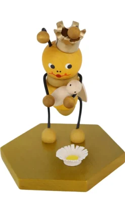Zenker Neuheiten | Frühlingsdeko*Miniatur Bienenkönigin, 8 cm, von Ralf
