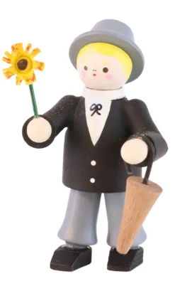 Romy Thiel Romy Thiel Figuren*Miniatur Blumenjunge Kavalier, 6 cm von