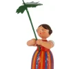 Legler Holz- und Drechslerwaren HODREWA Blumenmädchen*Miniatur Blumenmädchen mit Geum, 12 cm von HODREWA Legler