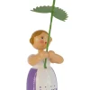 Legler Holz- und Drechslerwaren HODREWA Blumenmädchen*Miniatur Blumenmädchen mit Anemone, 12 cm von HODREWA Legler