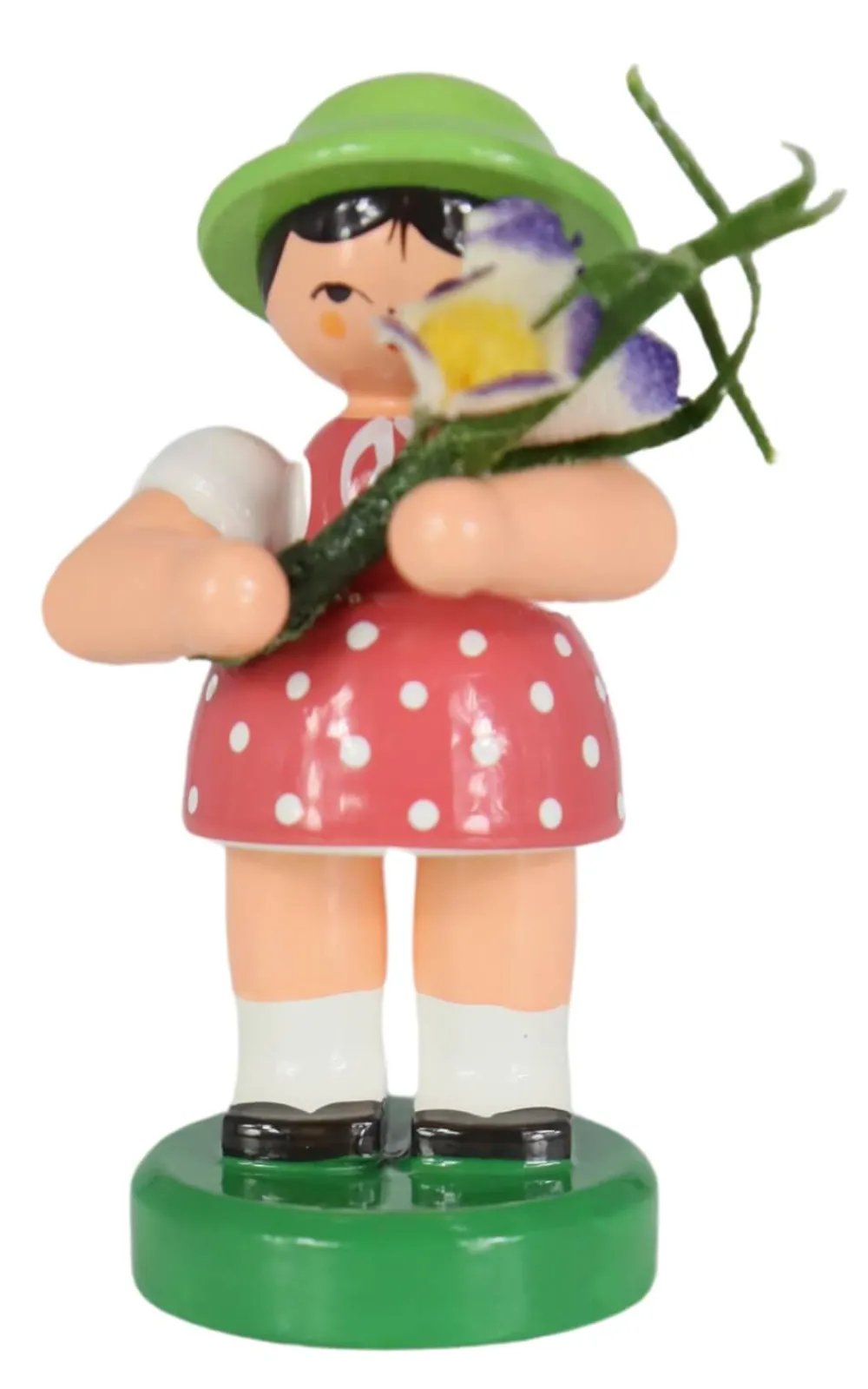 Figurenland Uhlig GmbH Blumenmädchen*Miniatur Blumenmädchen, rosa/grün von