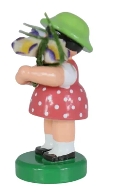 Figurenland Uhlig GmbH Blumenmädchen*Miniatur Blumenmädchen, rosa/grün von