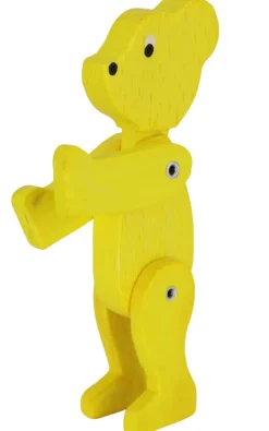 SEIFFENcom by Nestler GmbH Holzfiguren & Dekofiguren*Miniatur Bär, beweglich, 9 cm, farbig von SEIFFEN.COM