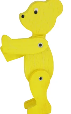 SEIFFENcom by Nestler GmbH Holzfiguren & Dekofiguren*Miniatur Bär, beweglich, 9 cm, farbig von SEIFFEN.COM