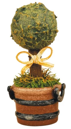 Hubrig Volkskunst Frühlingsdeko*Miniatur Buchsbaum, 3er Set von