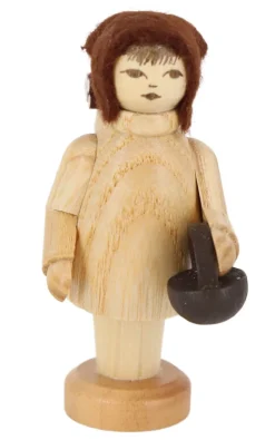 Spielwarenmacher Günther Holzfiguren & Dekofiguren*Miniatur Buschweibl, 6 cm, von