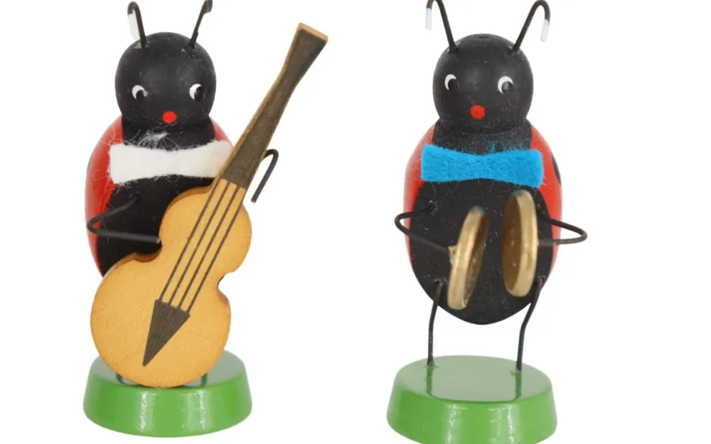 Zenker Frühlingsdeko*Miniatur Frühlingskapelle mit 4 Marienkäfern von Ralf