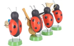 Zenker Frühlingsdeko*Miniatur Frühlingskapelle mit 4 Marienkäfern von Ralf