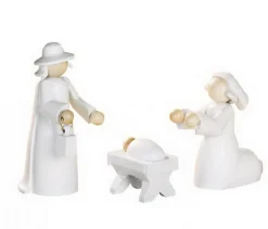 KWO Weihnachtsfiguren*Miniatur Heilige Familie, 3-teilig, 11 cm von