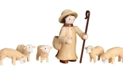 Romy Thiel Romy Thiel Figuren*Miniatur Hirte mit 5 Schafen von