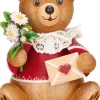 Hubrig Volkskunst Holzfiguren & Dekofiguren*Miniatur Hubiduu Teddy Herzenssache von