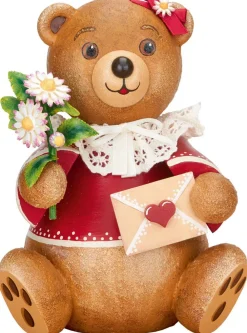 Hubrig Volkskunst Holzfiguren & Dekofiguren*Miniatur Hubiduu Teddy Herzenssache von