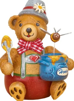 Hubrig Volkskunst Holzfiguren & Dekofiguren*Miniatur Hubiduu Teddy Honigbärli von