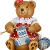 Hubrig Volkskunst Holzfiguren & Dekofiguren*Miniatur Hubiduu Teddy Strickliesel von