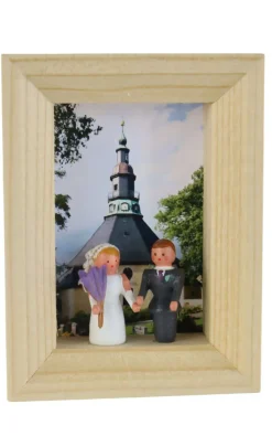 Gunter Flath Miniaturen*Miniatur im Rähmchen Hochzeit von