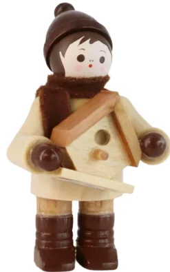 Romy Thiel Romy Thiel Figuren*Miniatur Junge mit Nistkasten, von