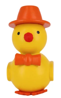SEIFFENcom by Nestler GmbH Frühlingsdeko*Miniatur Küken mit Hut, orange von SEIFFEN.COM