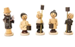 Spielwarenmacher Günther Neuheiten | Miniaturen*Miniatur Laternenkinder, 5 - teilig, 4 cm von