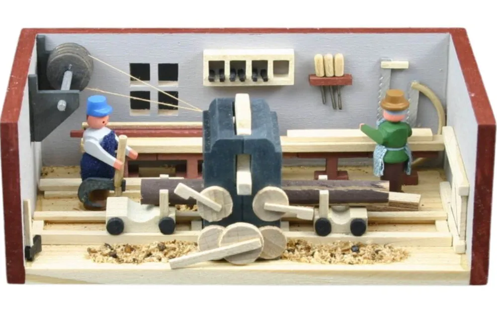 Gunter Flath Miniaturen*Miniatur Miniaturstübchen Sägewerk von