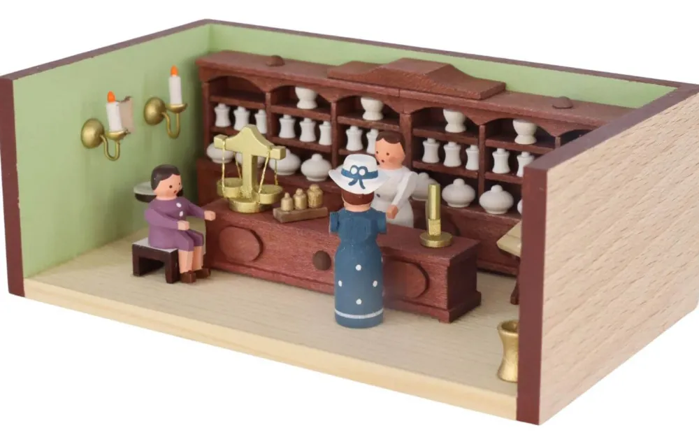 Gunter Flath Miniaturen*Miniatur Miniaturstübchen Apotheke von