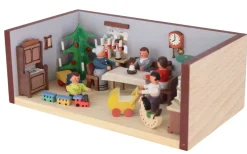 Gunter Flath Miniaturen*Miniatur Miniaturstübchen Weihnachtsstube von
