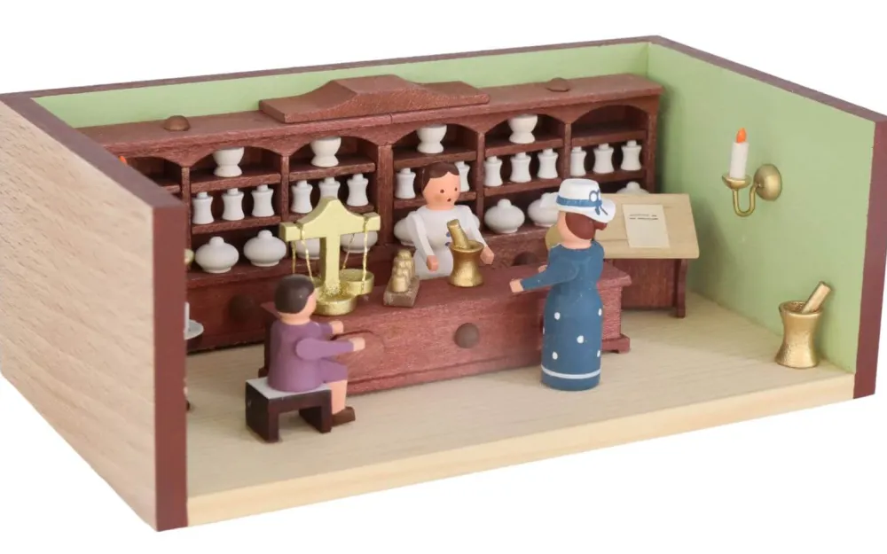 Gunter Flath Miniaturen*Miniatur Miniaturstübchen Apotheke von